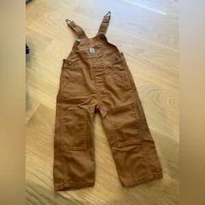 Carhartt Kids Tan Overalls 2T